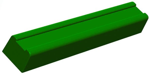 Gouttières à bûches plastiques