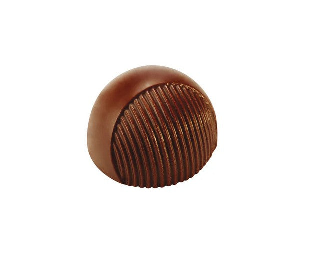 Moule Chocolat - Sphère Demi Striée