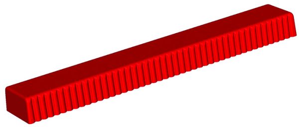 Gouttières à bûches plastiques