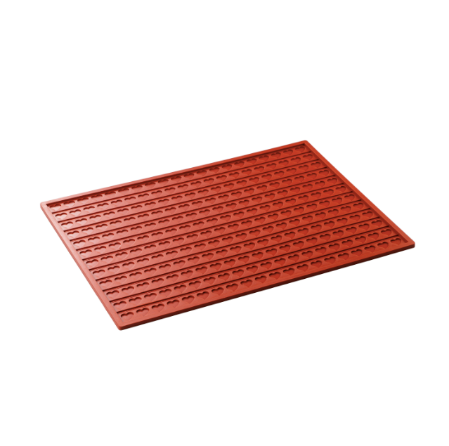 Tapis relief coeur - silicone