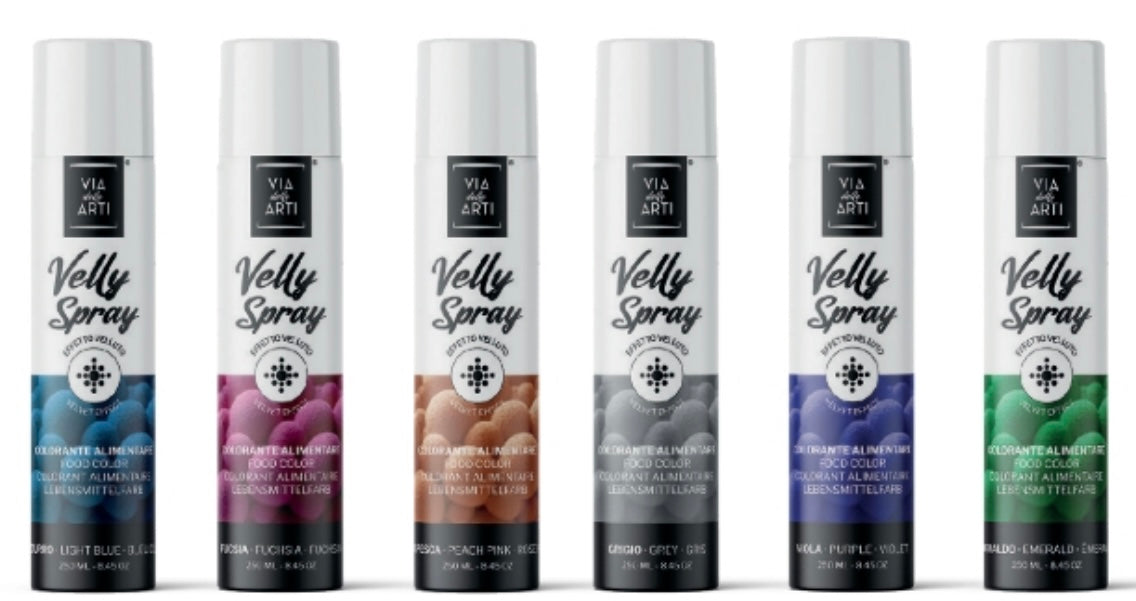 Spray colorant "effet velour"