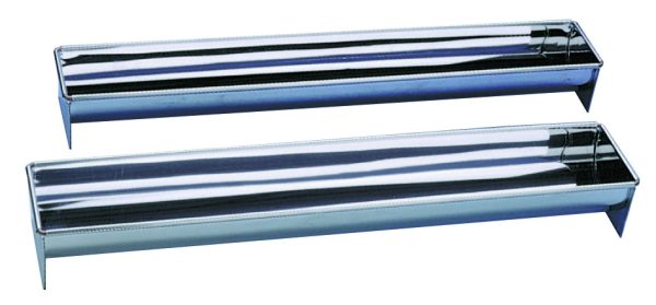 Gouttières à bûches inox