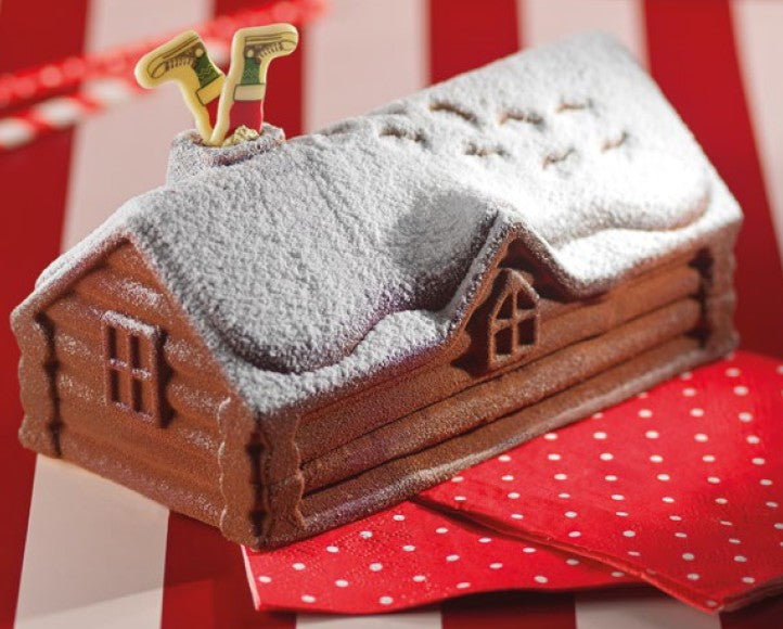 Moule silicone Buche Chalet