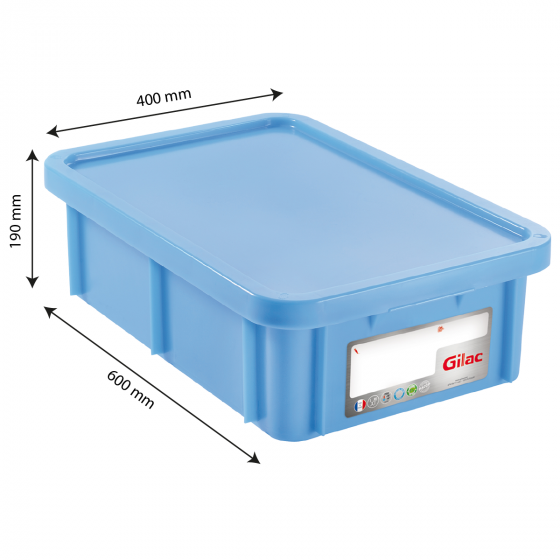 Bac empilable emboîtable 600 x 400 Gilac