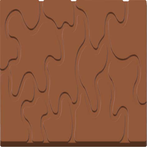 Plaque embout de bûche PETG (Paquet 2 pcs)