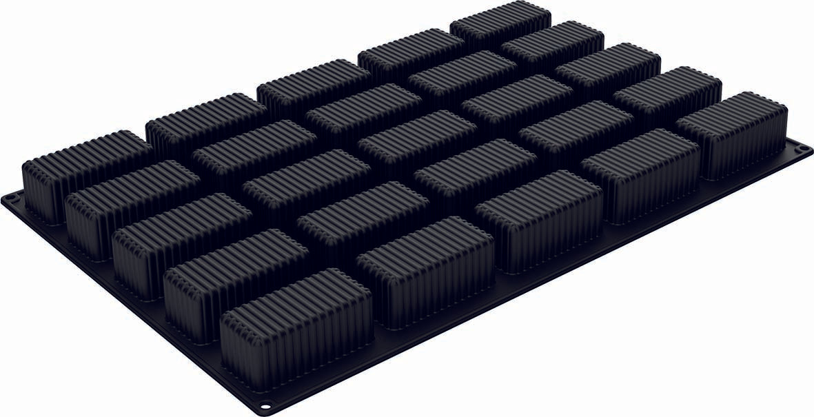 Moule Silikomart 400x600 rectangle rayé