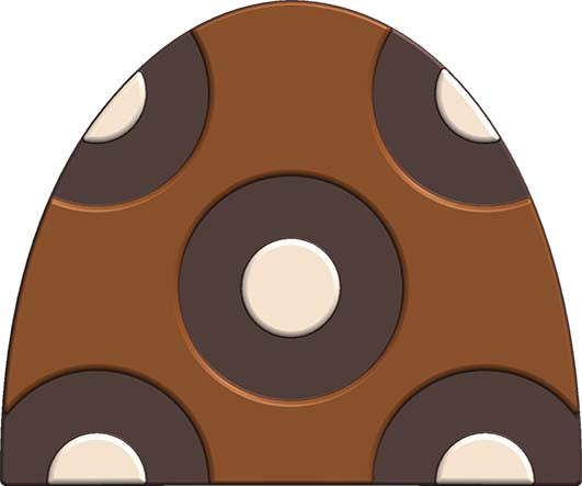 Plaque embout de bûche PETG (Paquet 2 pcs)