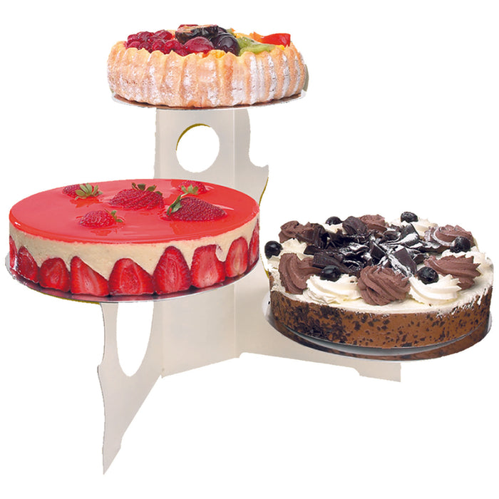 présentoir à gâteaux en polystyrène (5 gâteaux)