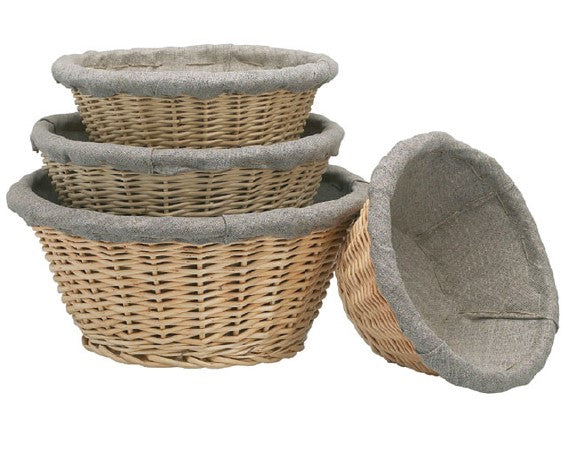 Banneton Rond Toile de Lin Eco