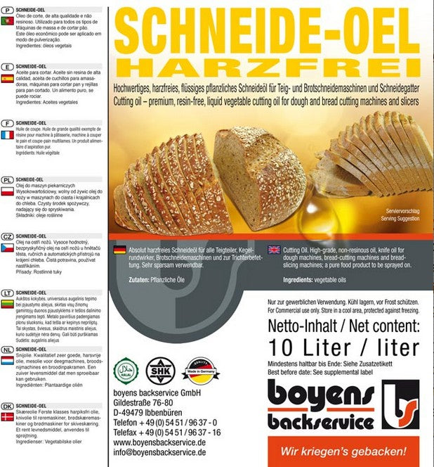 Huile Spéciale Trancheuse Automatique