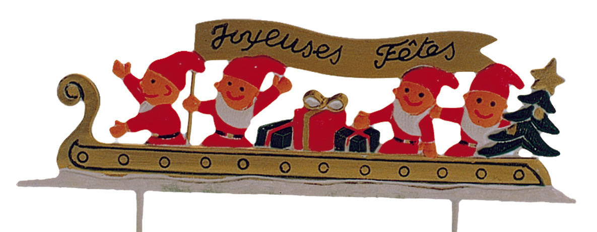 Décor joyeuses fêtes Noël