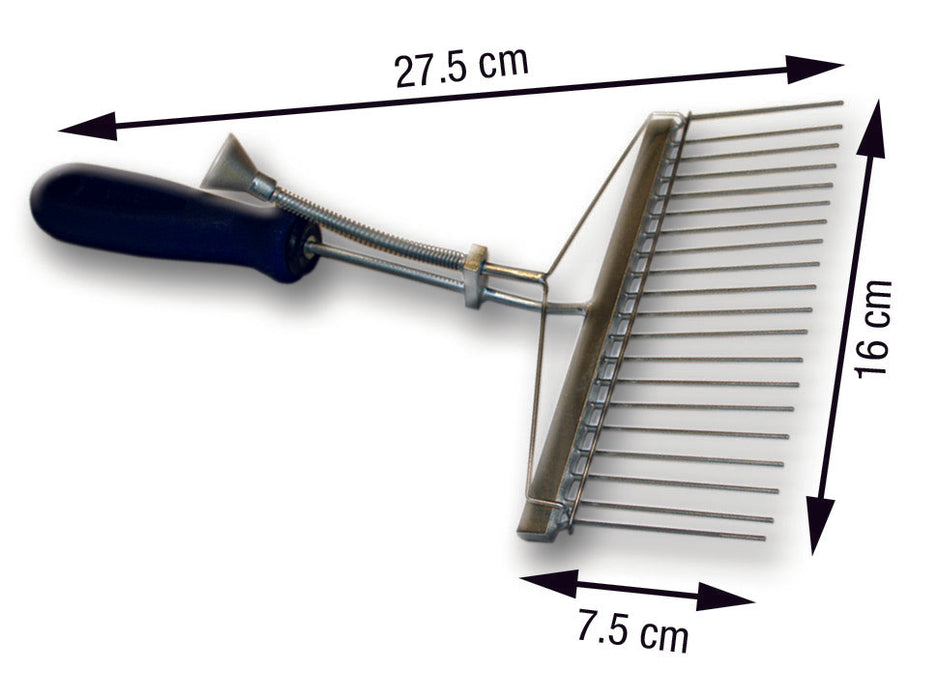 Fourchette à tremper avec poussoir