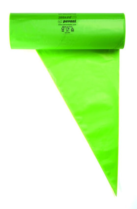 Poche à douille jetable rouleau de 55cm vert (1 pièce = 1 poche)
